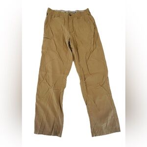 UB Tech Pants Mens 32x32 Khaki Classic Fit Nylon Spandex Outdoor Hiking Casual